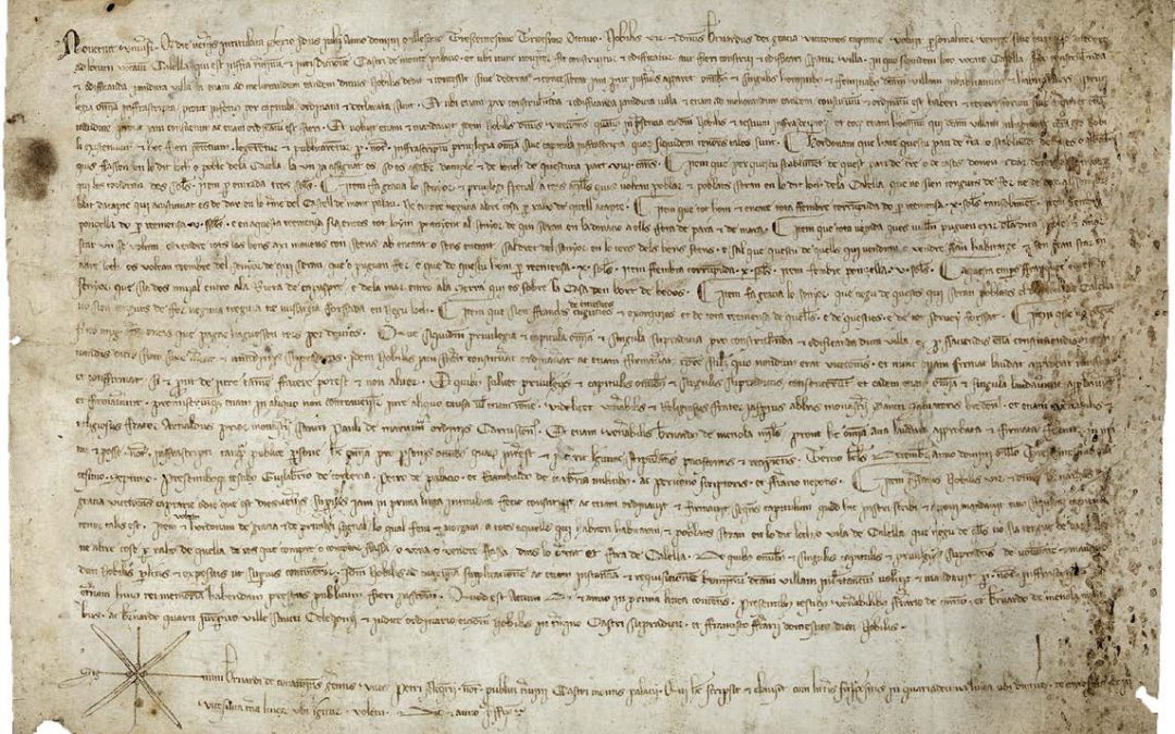 Carta de poblament de Calella de 1338