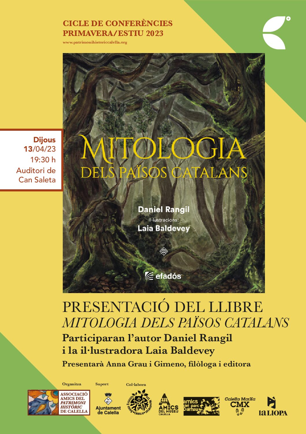 Conferència “Presentació del llibre mitologia dels Països Catalans” per Daniel Rangil i Laia Baldevey