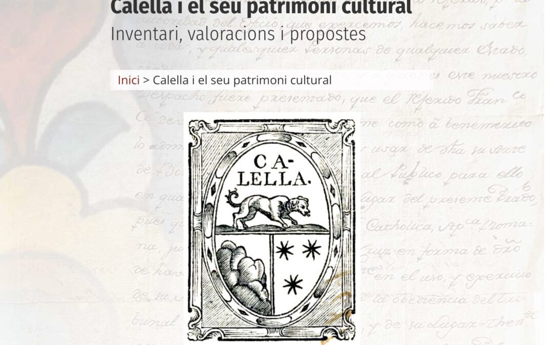 L’Associació presenta un projecte sobre el patrimoni cultural de Calella